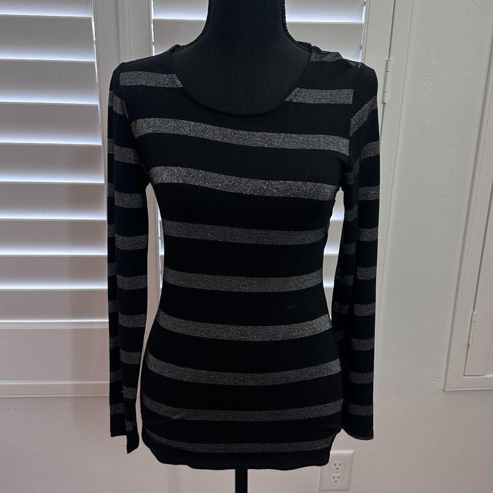 Metallic Stripe Top (XS)